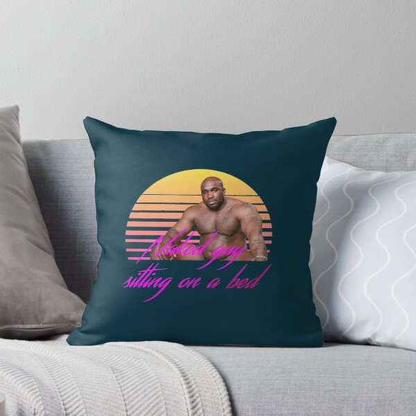Item preview, BARRY WOOD - NAKED GUY SITTING ON A BED (Vaporwave) Active  designed and sold by Cosmoglots.
