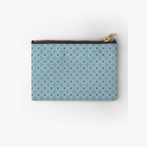 Item preview, Stars. Geometric pattern, In Cerise Red, And Sky Blue designed and sold by I-Desire.