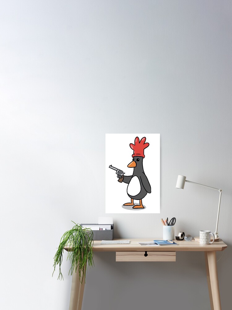 Feathers Mcgraw Draw Art Cool Funny Poster for Sale by BupphaSaenghi