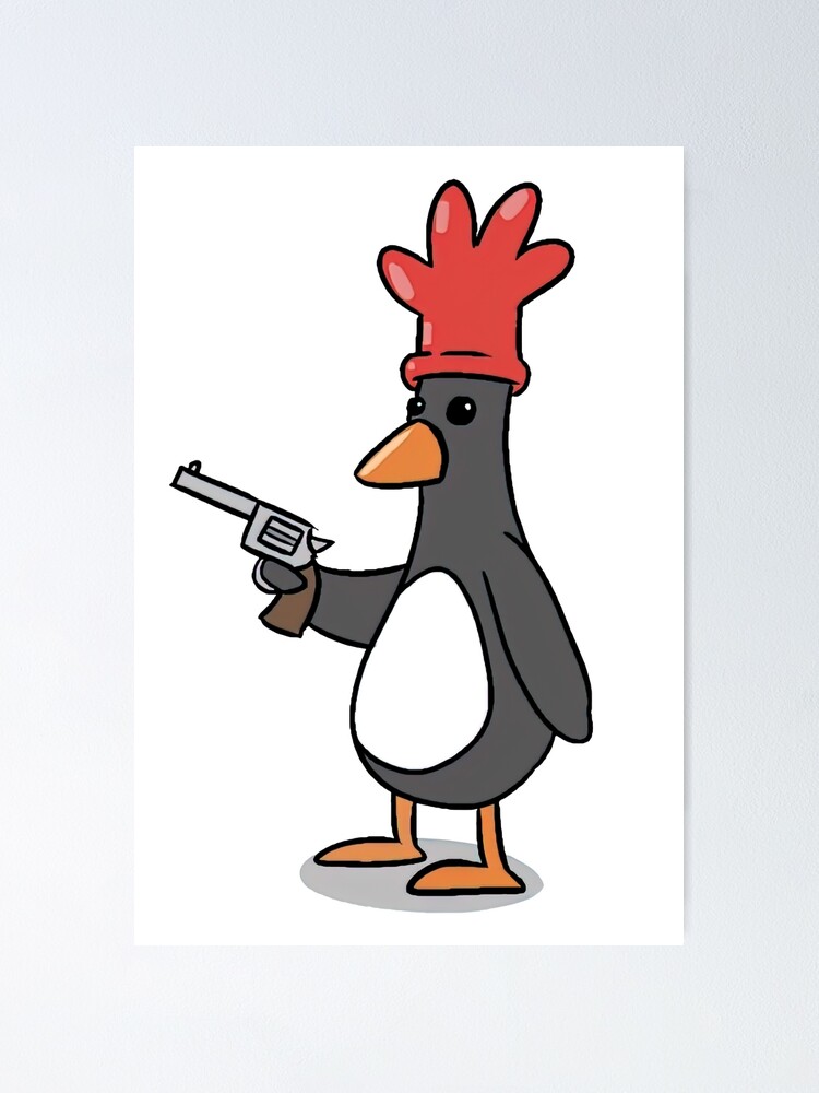 Feathers Mcgraw Draw Art Cool Funny Poster for Sale by BupphaSaenghi