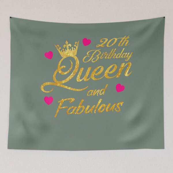 Item preview, 20th Birthday Squad Queen and Fabulous B-Day 	 	 	 	 designed and sold by whefgbvoxs55.