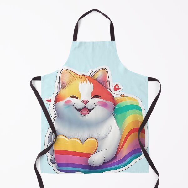 Item preview, Smiley Kitten Rainbow  designed and sold by BiimAnimal.