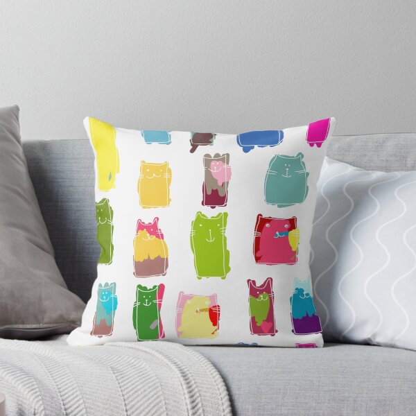 Item preview, Texture with colorful cats with curved tails. Can be used for textile, website background, book cover, packaging. designed and sold by Kudryashka.