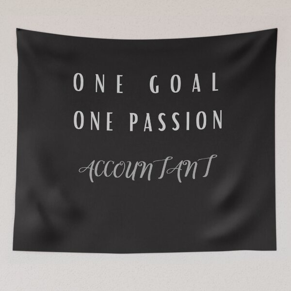 Item preview,  one goal one passion Accountant designed and sold by HELIOS ART.