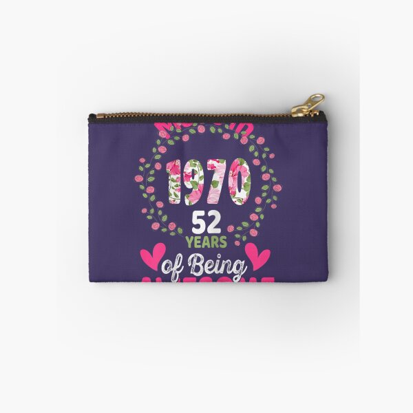Item preview, 52 Years Old 52nd Birthday Born in 1970 	 	 Floral 	 	 designed and sold by iznimwqfjza71.