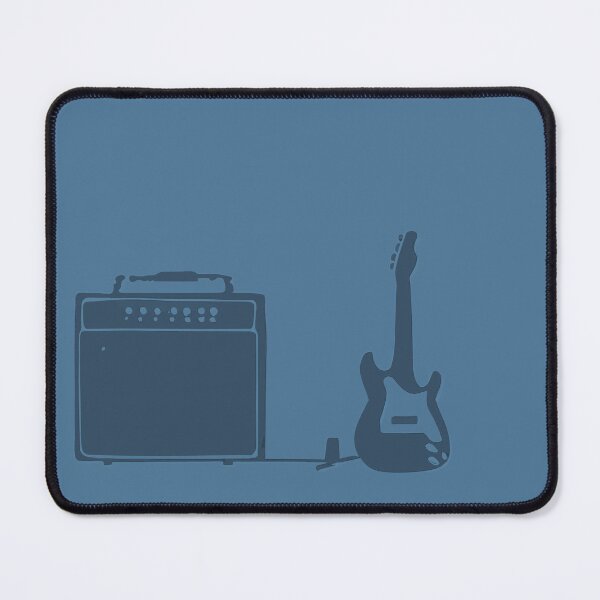Item preview, Guitar and amplifier in blue designed and sold by SamJanner.