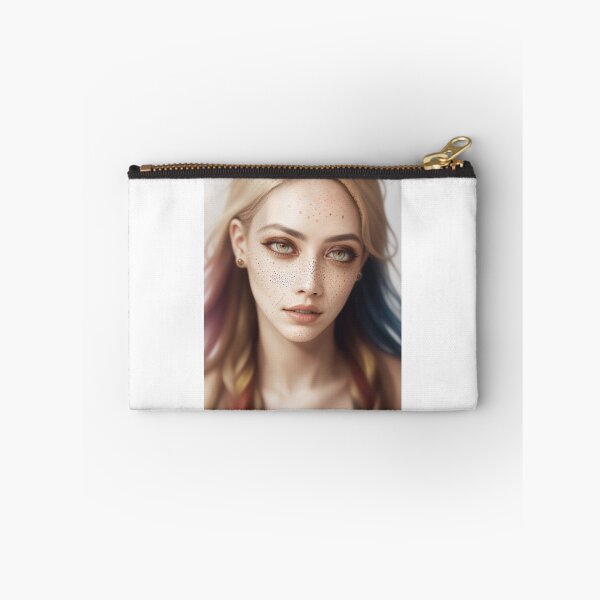 Item preview, Beautiful woman with freckles and watercolor 3 designed and sold by Shinihime.