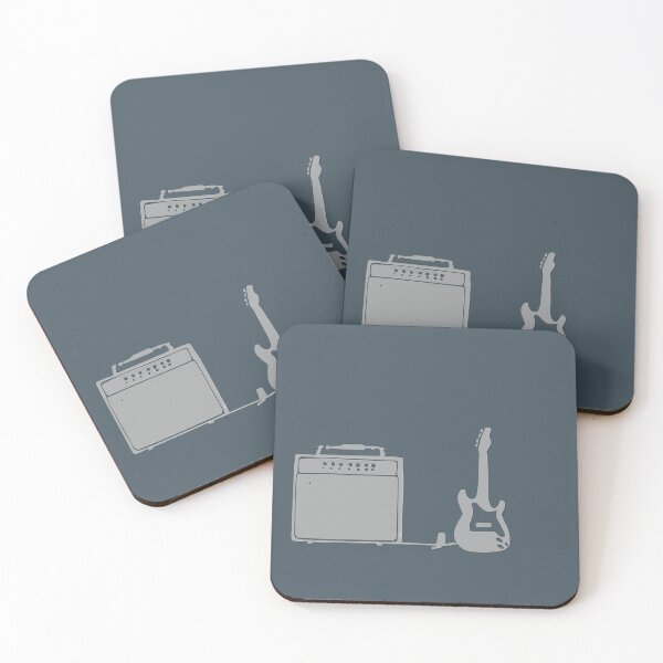 Item preview, Guitar and amplifier in grey / charcoal designed and sold by SamJanner.