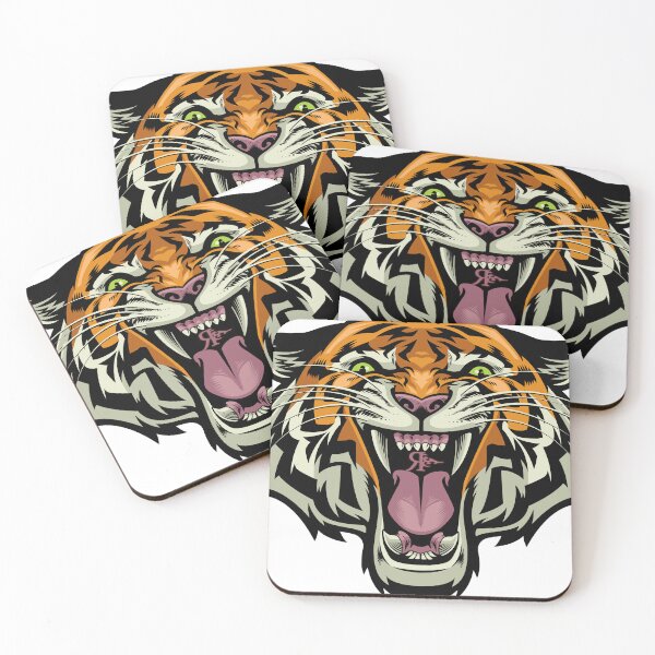 Item preview, ROGUE ROARING TIGER HEAD TATTOO GRAFFITI ART designed and sold by Rogueclothes.