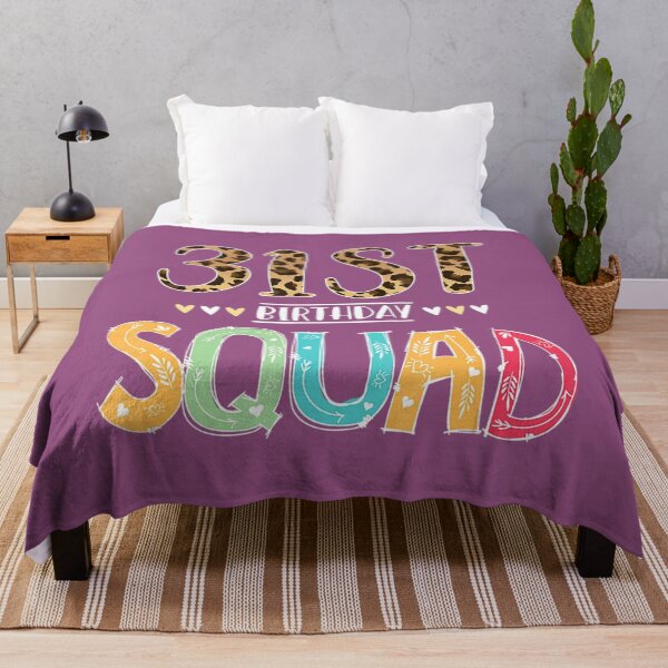 Item preview, 31 yrs Old Birthday Leopard Floral Funny 31st Birthday Squad designed and sold by jbqvydazhk62.