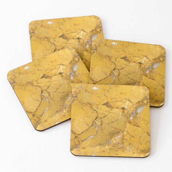 Item preview, Golden Marble Patterns: Translucent Yellow Gradient Art designed and sold by GiveMeMood.