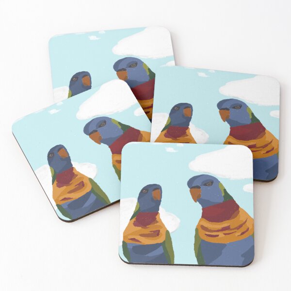 Item preview, Rainbow lorikeets  designed and sold by LizzybeeeDesigns.