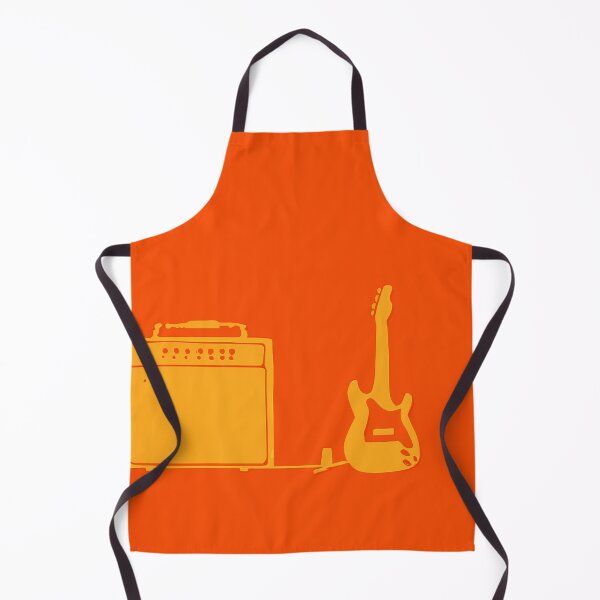 Item preview, Electric guitar and amplifier in orange designed and sold by SamJanner.