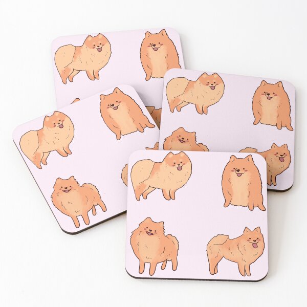 Item preview, pomeranian illustration pack designed and sold by Mayarart.