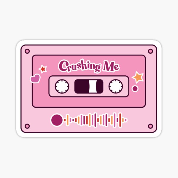 Vista previa del artículo con la obra «Crushing Me spotify code cassette - rise of the pink ladies», diseñado y vendido por jem ☆.