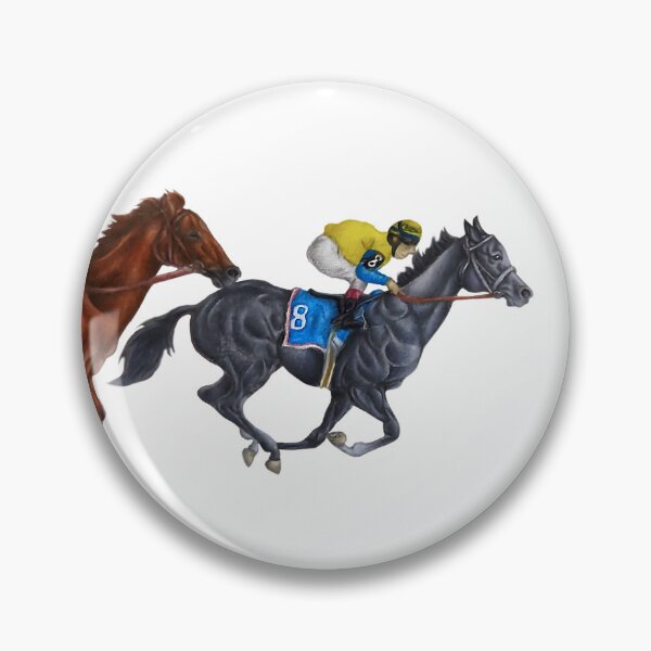 Item preview, Winning Colors + Forty Niner racehorses - Kentucky Derby designed and sold by Carmen Jimenez.
