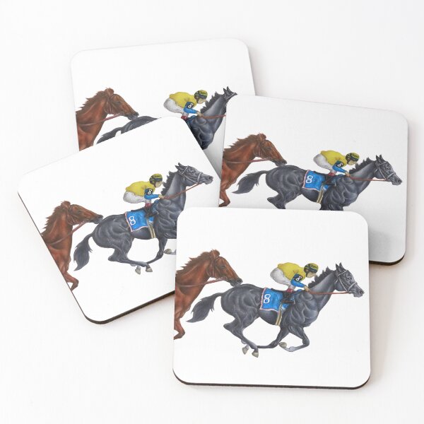 Item preview, Winning Colors + Forty Niner racehorses - Kentucky Derby designed and sold by Carmen Jimenez.