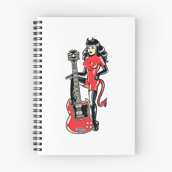 Item preview, devil rocker chick _lt_3  designed and sold by philomenavera.