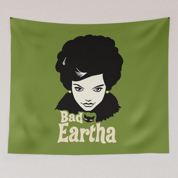 Item preview, eartha kitt that bad eartha retro poster monkey crisis on mars transparent	 designed and sold by prnbxamgn44.