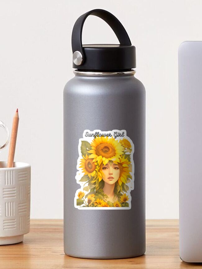 Sunflower Sticker, Wildflower Sticker, Summer Stickers, Tumbler Stickers,  Yeti stickers, Hydro flask stickers, VSCO girl stickers