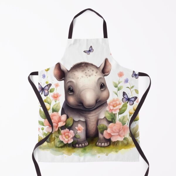 Item preview, Tapir Animal Clipart, South America Animal, Tropical Fauna Art, American Mammal, Jungle Wildlife, American Cute designed and sold by CoolorPaint.