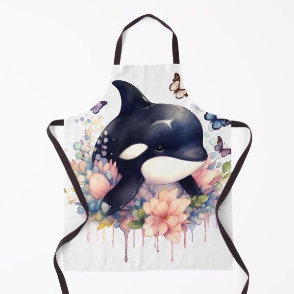 Item preview, Killer Whale Animal Clipart, Arctic Sea Animal, Sea Fauna Art, Polar Mammal, Sea Wildlife, Arctic Species, Wild Beast designed and sold by CoolorPaint.