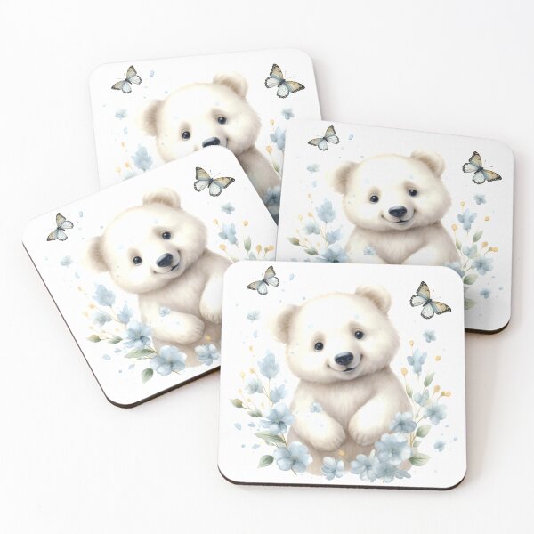 Item preview, Polar Bear Animal Clipart, Arctic Sea Animal, Sea Fauna Art, Polar Mammal, Sea Wildlife, Arctic Species, Wild Beast designed and sold by CoolorPaint.