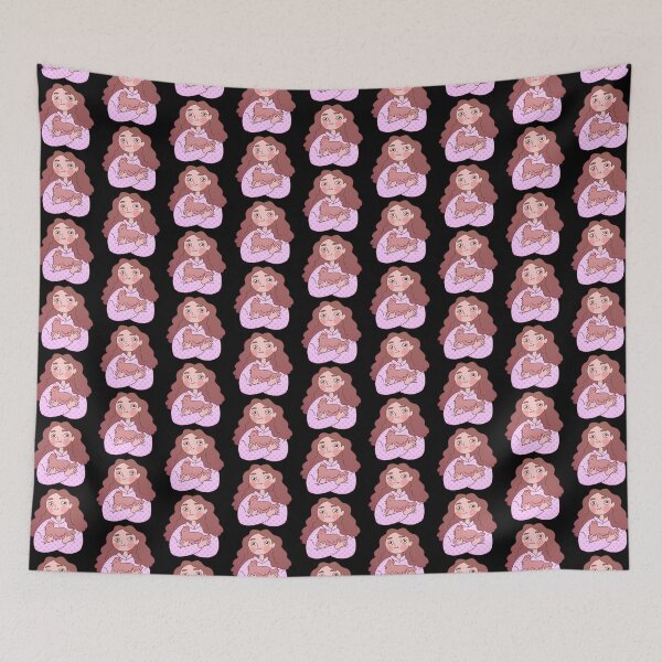 Item preview, I love chickens a cute girl hugging a pet chicken  designed and sold by Yaragold.