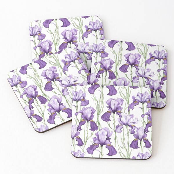 Item preview, Flor de iris púrpura designed and sold by Artimpressionz.