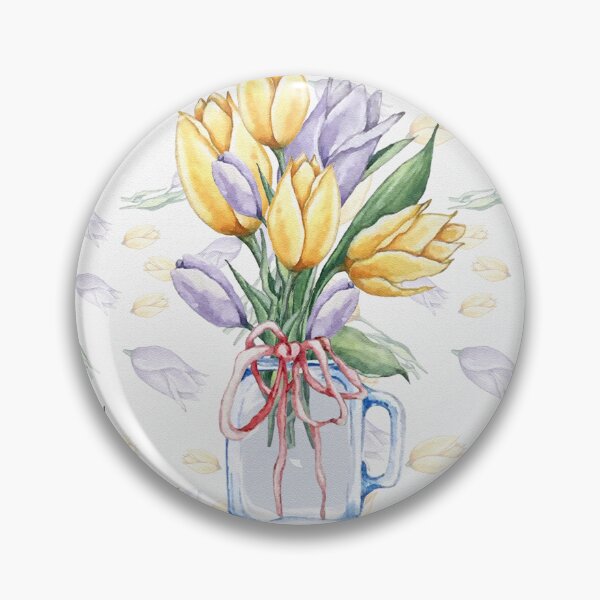 Item preview, Spring flowers Iphone case, Watercolor spring flowers background, Hand painted pattern watercolor illustration  designed and sold by InaDim.