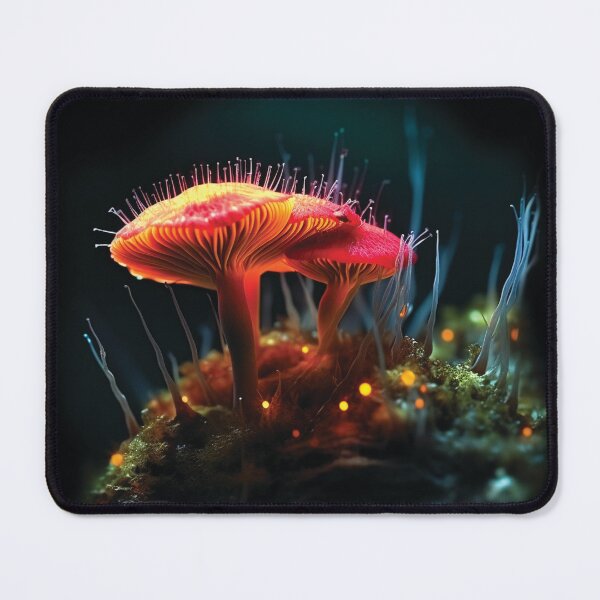 Item preview, Irridescent Mushrooms in the Forest designed and sold by AdrianGrosu.