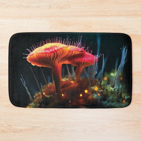 Item preview, Irridescent Mushrooms in the Forest designed and sold by AdrianGrosu.
