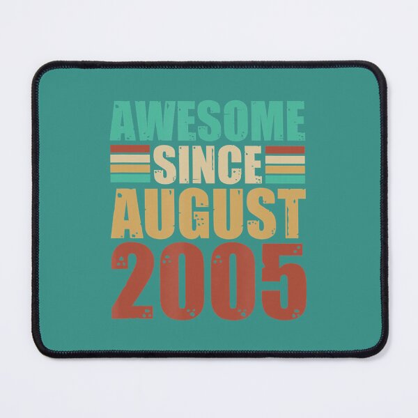 Item preview, 17th Birthday Awesome Since August 2005 17 Years Old 	 DM46190	 designed and sold by hzrshwwhyoo19.