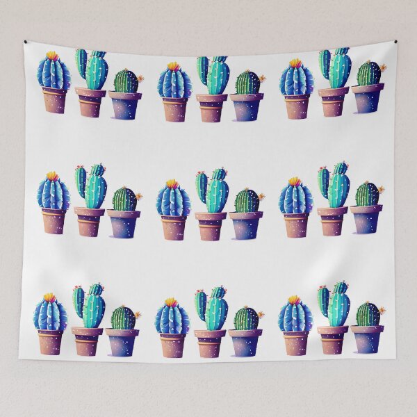 Item preview, Cacti in pots designed and sold by WallabyJelly.