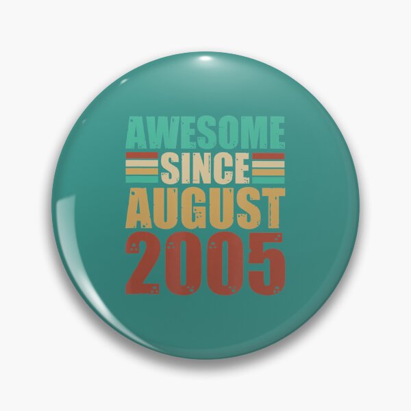 Item preview, 17th Birthday Awesome Since August 2005 17 Years Old 	 DM46190	 designed and sold by hzrshwwhyoo19.