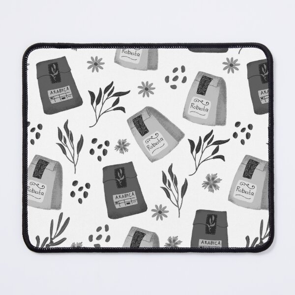 Item preview, Coffee bean seamless pattern designed and sold by pinkyfish1010.
