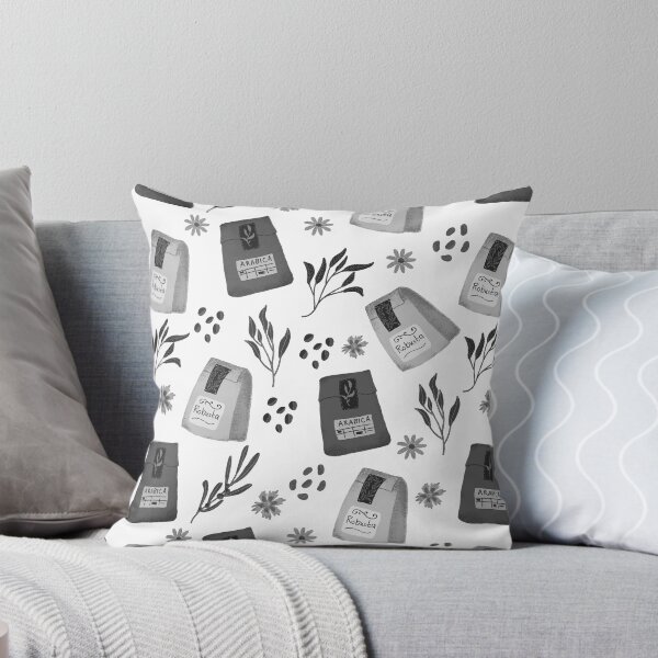 Item preview, Coffee bean seamless pattern designed and sold by pinkyfish1010.