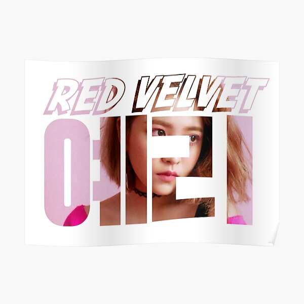 Rv Yeri The Perfect Red Velvet Poster For Sale By Nurfzr Redbubble