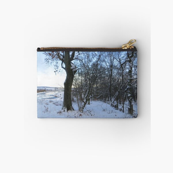 Item preview, Snowy day in Woods at Falkirk Wheel designed and sold by LynneBlair.
