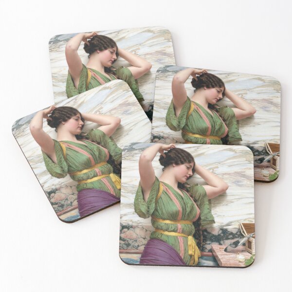 Item preview, A Fair Reflection | J.W. Godward  designed and sold by LaMadeleine.