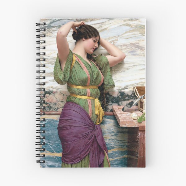 Item preview, A Fair Reflection | J.W. Godward  designed and sold by LaMadeleine.