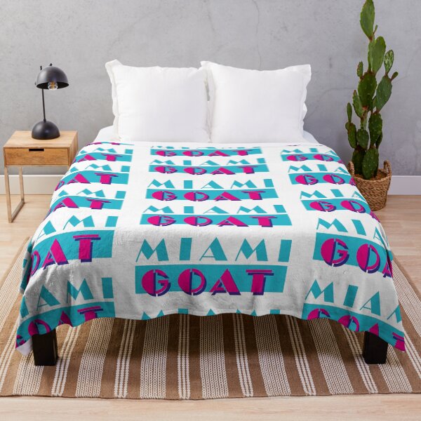 Item preview, MIAMI GOAT (Miami Vice style retro logo) (The goat is in Miami!) designed and sold by frikybomb.