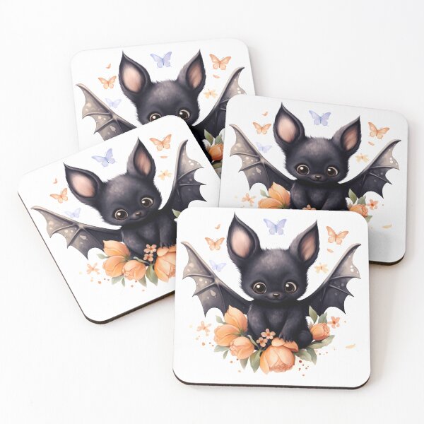 Item preview, Black Flying Fox Animal Clipart, Australian Animal, Outback Fauna Art, Australian Mammal, Bush Wildlife, Australian Species designed and sold by CoolorPaint.