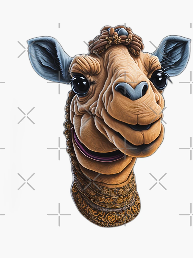 Cute Cartoon Desert Camel Drawing Animal Elements PNG Images | PSD Free  Download - Pikbest
