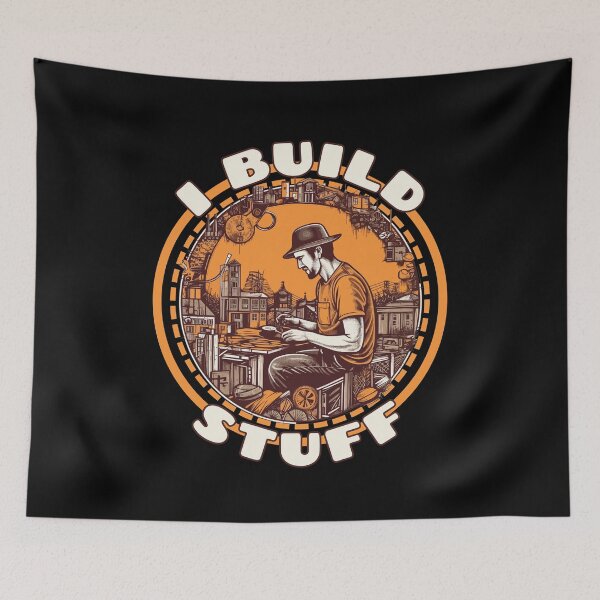 Item preview, I Build Stuff designed and sold by RockBeeDesigns.