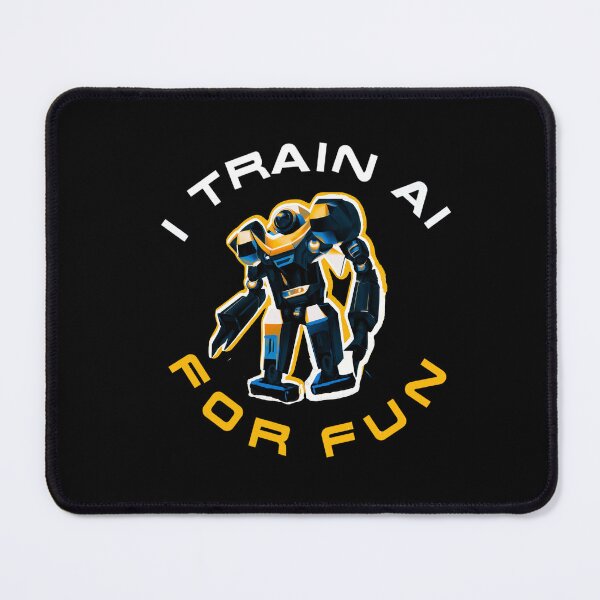 Item preview, I train AI for fun, funny Data Scientist, Deep Learning Data Science, robot scientist  designed and sold by mwebba2005.