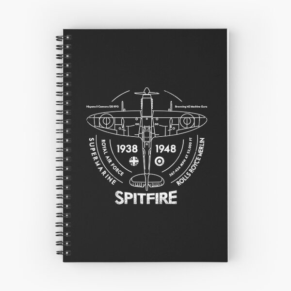 Artikelvorschau, Vintage RAF Spitfire WW2 Kampfflugzeug entworfen und verkauft von SilverfireArt.