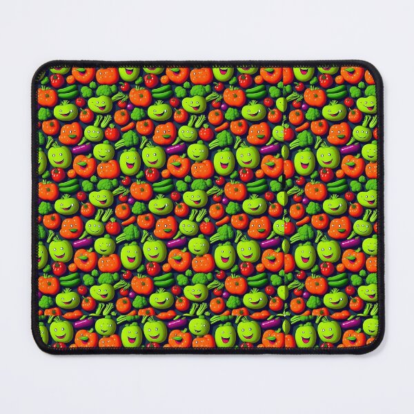 Item preview, Vegetables with faces pattern designed and sold by JizzyLee.