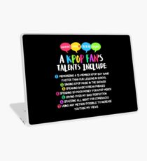 A KPOP FAN'S TALENTS Laptop Skin