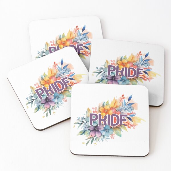 Item preview, Celebrate Pride Colorful Flowers Aesthetic Design designed and sold by DorotaO.
